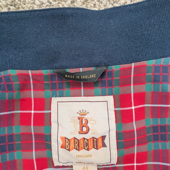 Baracuta G9 Navy Harrington Jacket - Picture 4 of 4